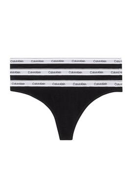 Tangas Calvin Klein Basic Negro para Mujer