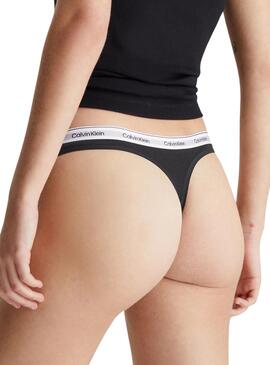 Tangas Calvin Klein Basic Negro para Mujer