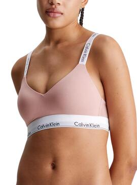 Bralette Calvin Klein Light Rosa para Mujer