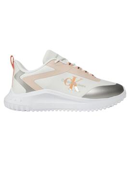 Zapatillas Calvin Klein Low Lace Blanco para Mujer