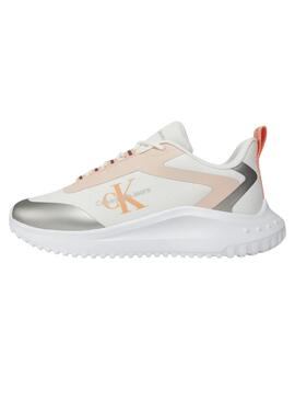 Zapatillas Calvin Klein Low Lace Blanco para Mujer