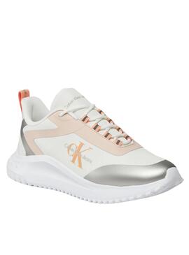 Zapatillas Calvin Klein Low Lace Blanco para Mujer