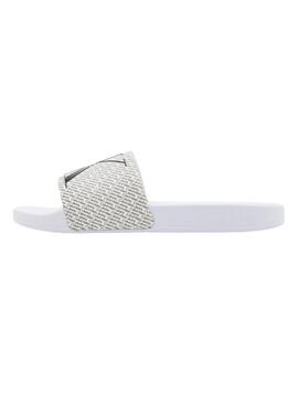 Chanclas Calvin Klein AOP Blanco para Mujer