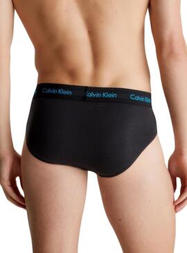 Calzoncillos Calvin Klein Hip Negro para Hombre