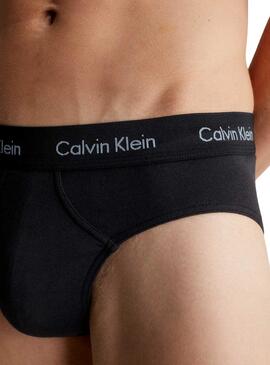 Calzoncillos Calvin Klein Hip Negro para Hombre