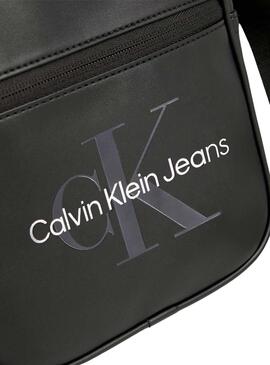 Bandolera Calvin Klein Monogram Negro para Hombre