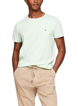 Camiseta Tommy Hilfiger Stretch Verde para Hombre