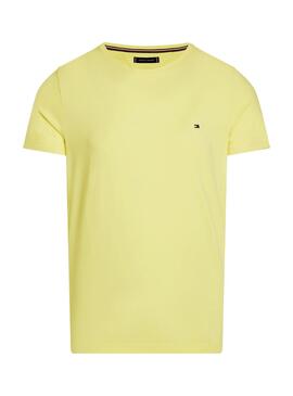 Camiseta Tommy Hilfiger Stretch Amarillo Hombre