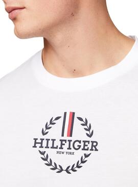 Camiseta Tommy Hilfiger Global Blanco para Hombre