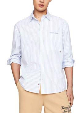 Camisa Tommy Jeans Classic Rayas para Hombre