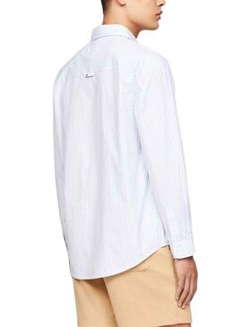 Camisa Tommy Jeans Classic Rayas para Hombre