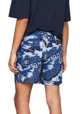 Bermuda Tommy Jeans Hawaian Azul para Hombre