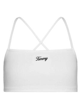 Top Tommy Jeans Strap Blanco para Mujer