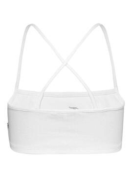 Top Tommy Jeans Strap Blanco para Mujer