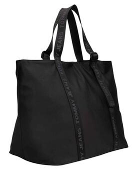 Bolsos y carteras Tommy Jeans negros para mujer.