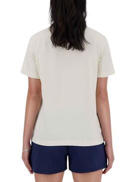 Camiseta New Balance Sport Beige para Mujer
