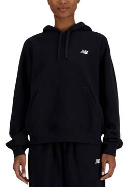 Sudadera New Balance Terry Negro para Mujer