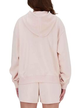 Sudadera New Balance French Rosa para Mujer