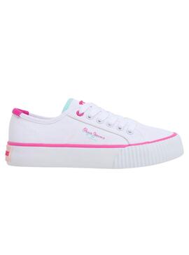 Zapatillas Pepe Jeans Ottis Blanco para Niña