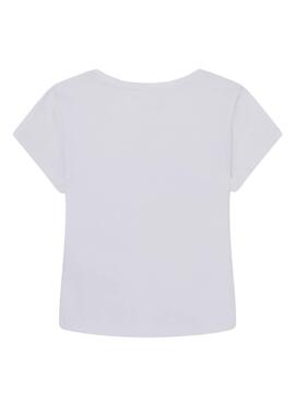 Camiseta Pepe Jeans Nicolle Blanco para Niña