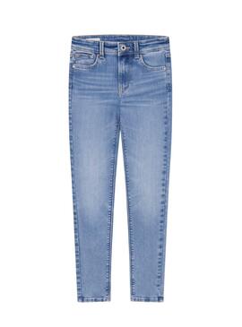 Pantalón Vaquero Pepe Jeans Skinny Azul para Niña