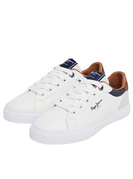 Zapatillas Pepe Jeans Kenton Blanco para Niño