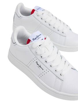 Zapatillas Pepe Jeans Player Blanco para Niño