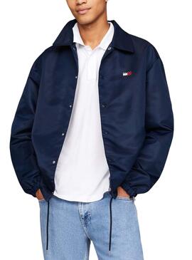 Chaqueta Tommy Jeans Coach Marino para Hombre