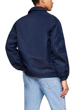 Chaqueta Tommy Jeans Coach Marino para Hombre