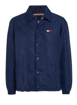 Chaqueta Tommy Jeans Coach Marino para Hombre