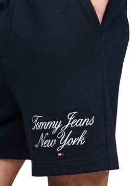 Bermuda Tommy Jeans Luxe Marino para Hombre