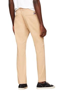 Pantalón Tommy Jeans Austin Beige para Hombre