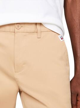 Pantalón Tommy Jeans Austin Beige para Hombre