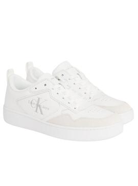 Zapatillas Calvin Klein Basket Blanco Hombre