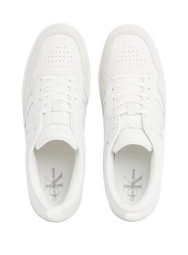 Zapatillas Calvin Klein Basket Blanco Hombre