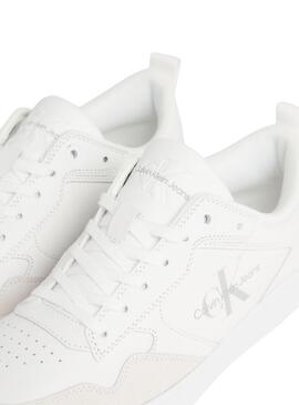 Zapatillas Calvin Klein Basket Blanco Hombre