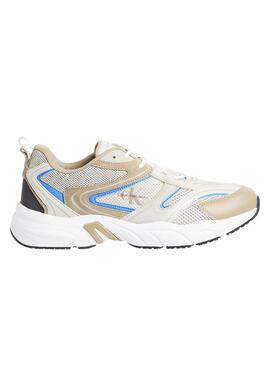 Zapatillas Calvin Klein Retro Beige Para Hombre