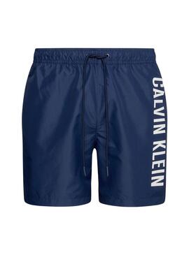 Bañador Calvin Klein Drawstring Marino Para Hombre