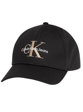 Gorra Calvin Klein Monogram Negro Hombre Mujer