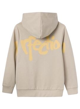 Sudadera Name It Brosan Beige Para Niño