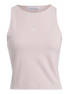 Top Calvin Klein Archival Milano Rosa Para Mujer