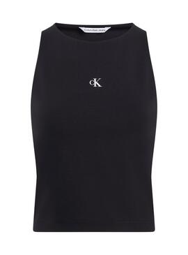 Top Calvin Klein Archival Milano Negro Para Mujer