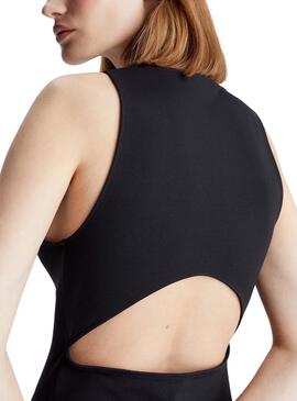 Vestido Calvin Klein Racerback Milano Negro Mujer