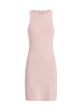 Vestido Calvin Klein Racerback Milano Rosa Mujer