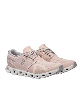 Zapatillas On Running Cloud 5 Rosa Para Mujer