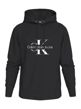 Sudadera Calvin Klein Discrupted Negro Para Hombre