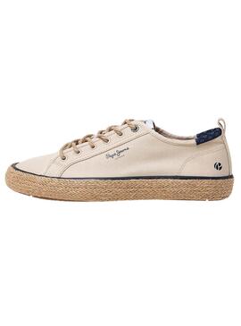 Zapatillas Pepe Jeans Port Basic Beige para Hombre