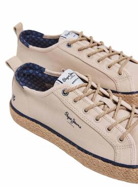 Zapatillas Pepe Jeans Port Basic Beige para Hombre