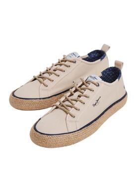 Zapatillas Pepe Jeans Port Basic Beige para Hombre