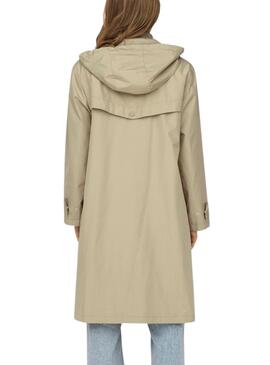 Parka Only Augusta Coat Beige Para Mujer